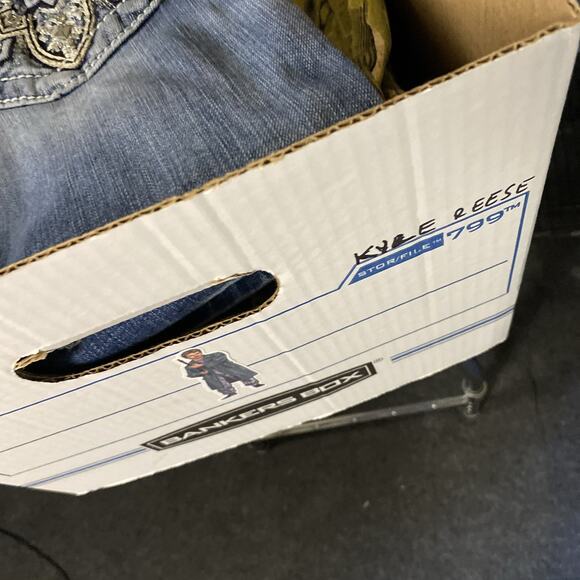 Rock & Roll Denim Jeans Womens Bargain Bell Pull On Flare Legs Black - Picture 12 of 12